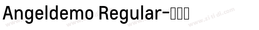 Angeldemo Regular字体转换